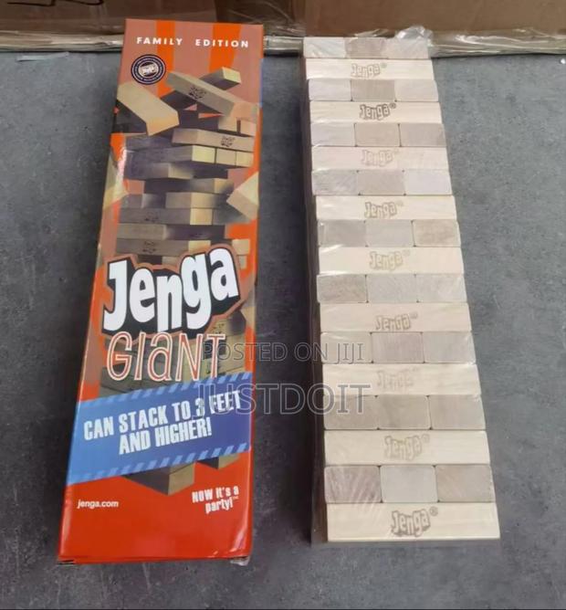 Classic Jenga Wooden Block Game · Photo 2