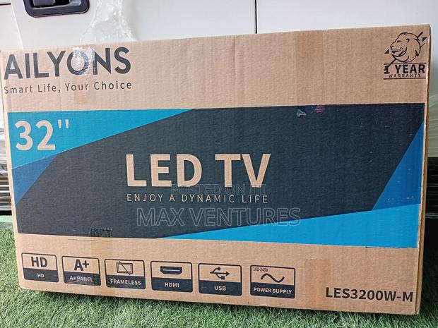 Ailyons 32 Television Digital Satellite Innovative 32-Inch Frameless · Photo 3