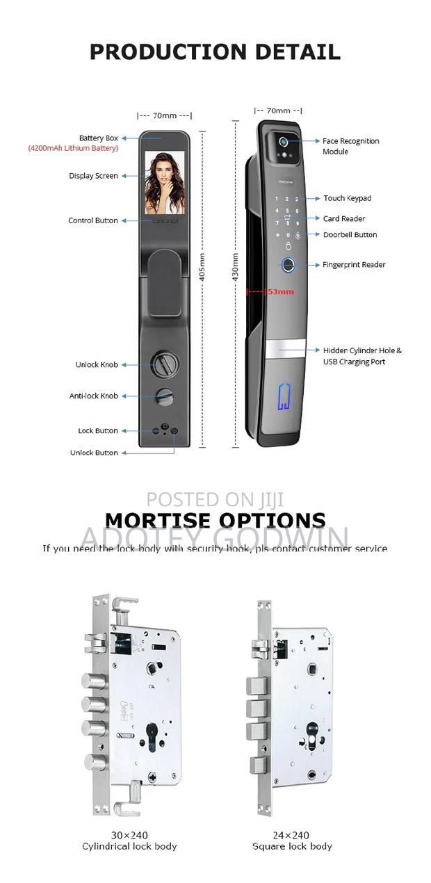 Tuya Facial Smart Lock photo 2