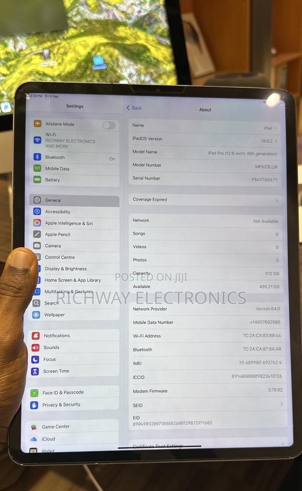 Apple iPad Pro 12.9 (2022) 512 GB Gray photo 3
