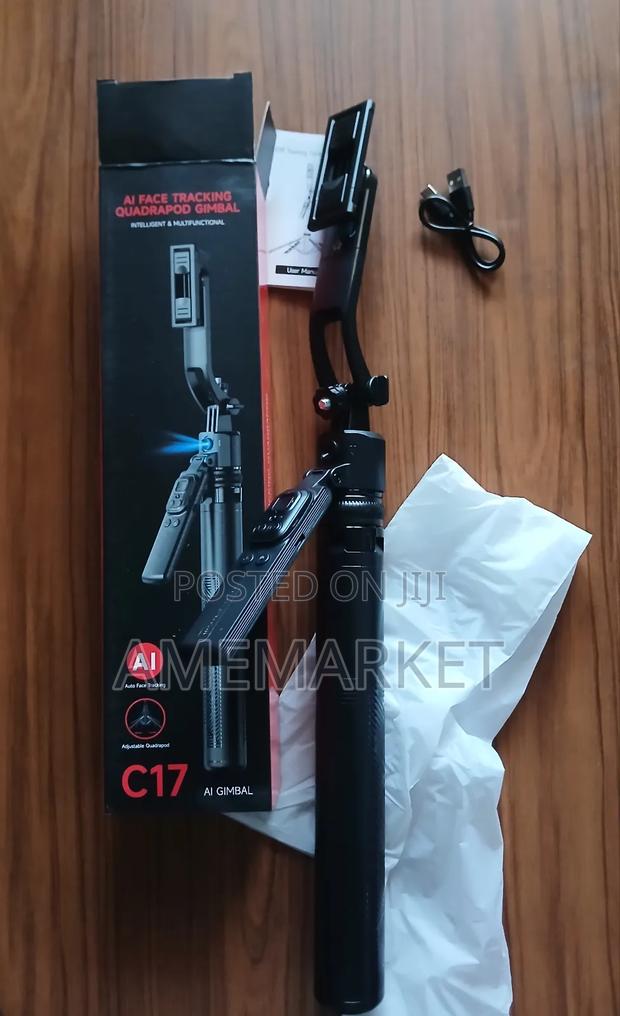 C17 Ai Face Tracking Camera Tripod Adjustable Quadrupod Selfie Stick · Photo 4