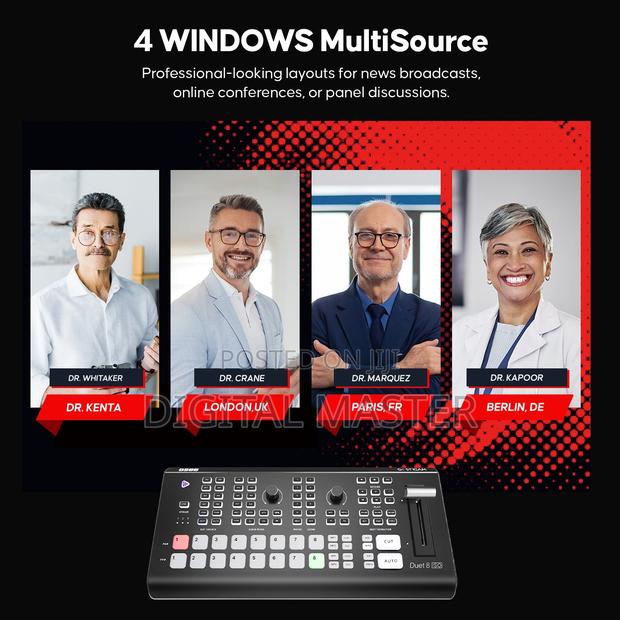 Osee Gostream Duet 8 Iso 8-channel Live Stream Switcher photo 3