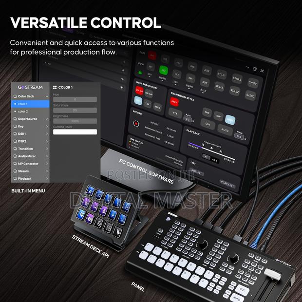 Osee Gostream Duet 8 Iso 8-channel Live Stream Switcher photo 6