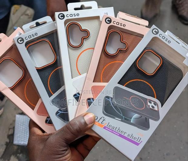 Soft Leather Shell Case for iPhones 7plus to 16pro Max