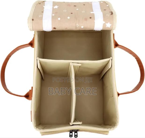 Diaper Caddy Organizer Bag With Lid and Removable Shoulder Strap photo 3