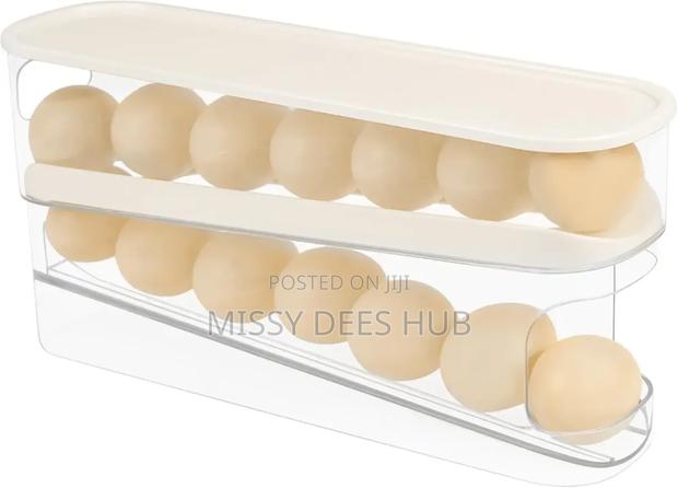 2 Layer Rolling Egg Dispenser/ Holder photo 2