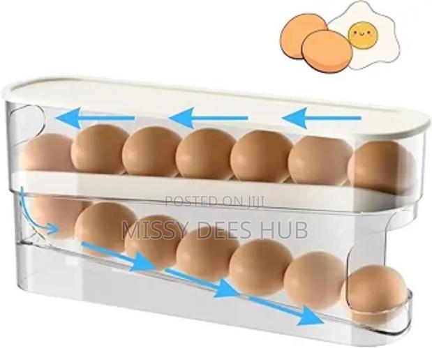 2 Layer Rolling Egg Dispenser/ Holder photo 4