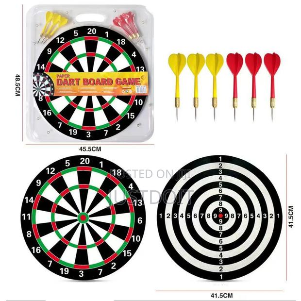 Classic Dart Board Set With 6 Darts · Photo 2