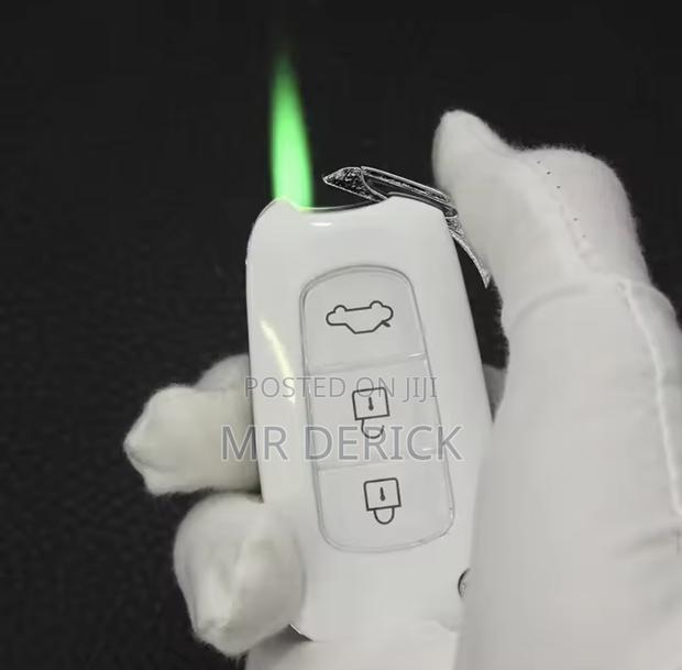 BMW Car Key Shape Model Windproof Inflatable Gas Lighter