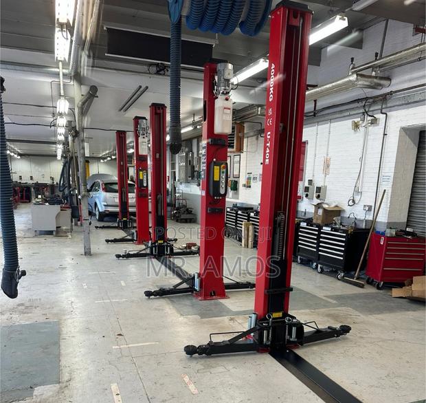 2 Posts Hydraulic Car Lift Jack With Floor Base Plate + Control Board photo 3