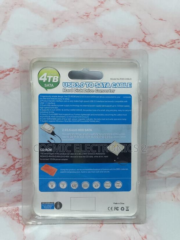 4tb Usb 3.0 to Sata Hard Disk Drive Converter Cable photo 2