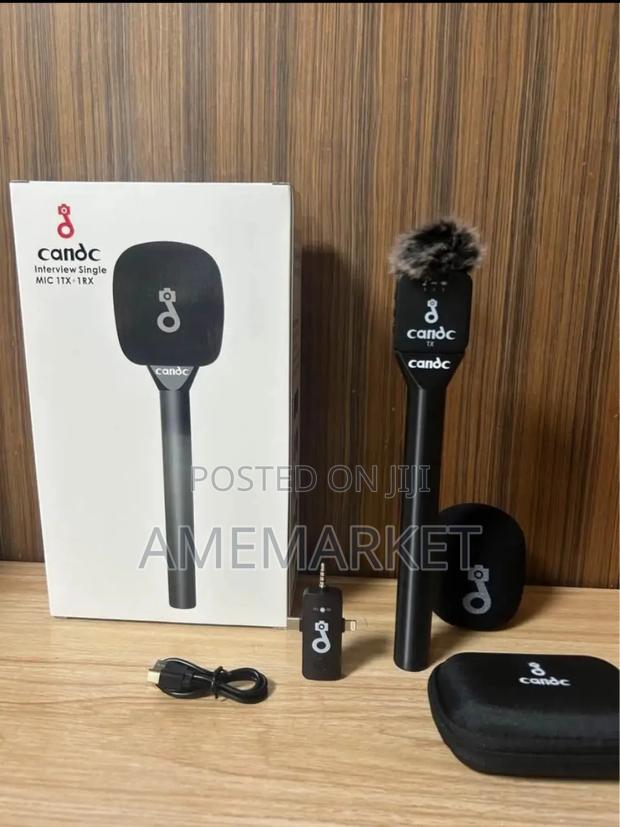 Candc Interview Single Wireless Microphone Podcast Phones and Camera · Photo 2