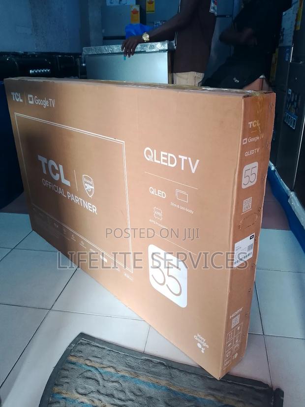 Sleek TCL 55" Tv Android Qled