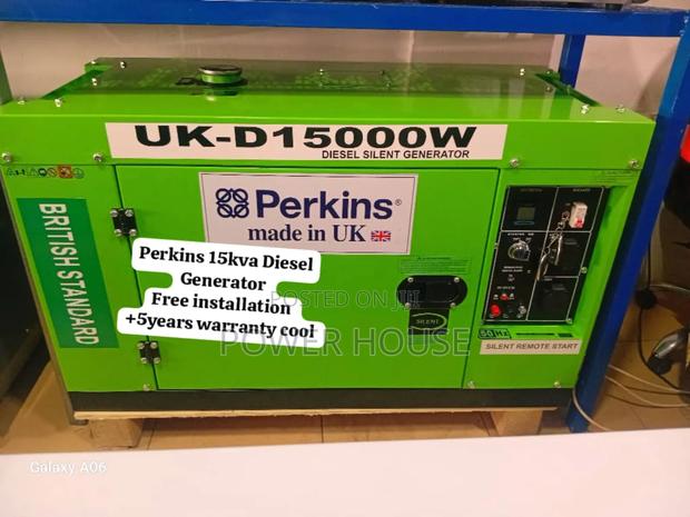 Muse Energy Perkins Diesel Generator 15kva Silent Perkins Generator · Photo 2
