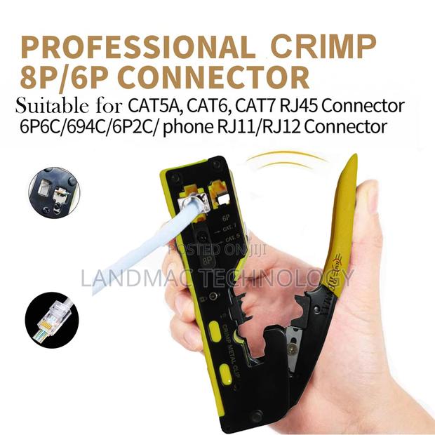 Cat-7 Crimping Tool Professional Network Wire Crimper photo 4