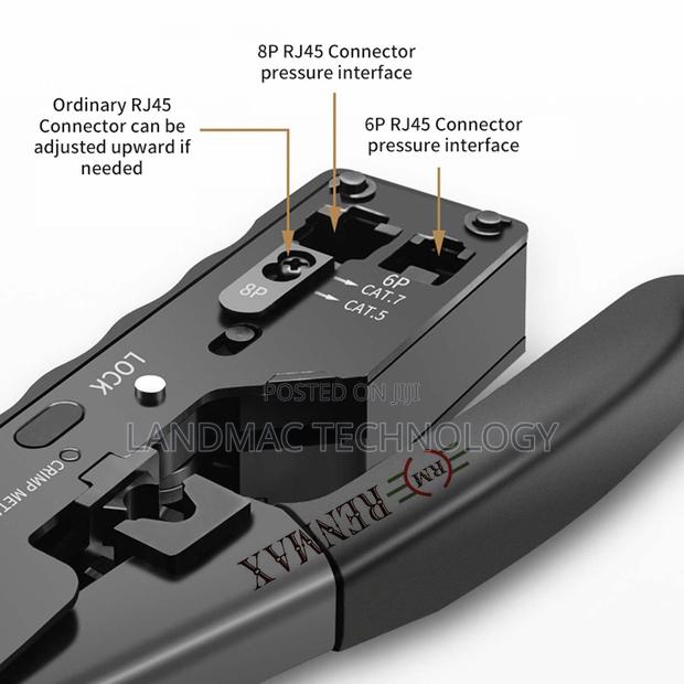 Cat-7 Crimping Tool Professional Network Wire Crimper photo 5