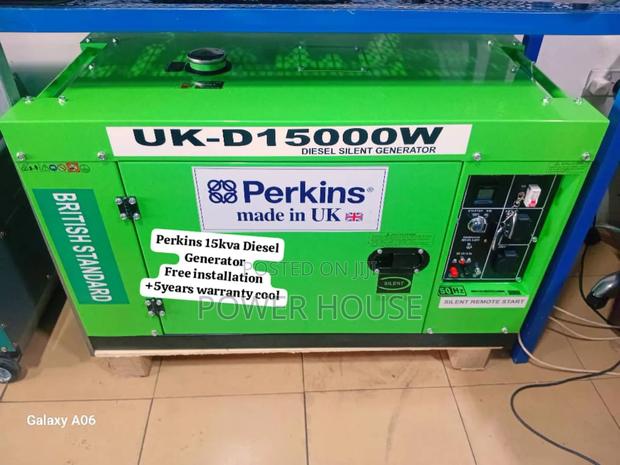 Brain Crash Perkins Diesel Generator 15kva Silent Perkins 15kva Silent · Photo 2