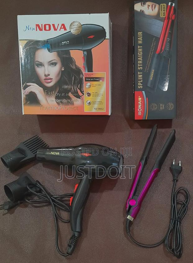 Combo Deal – Nova 9002 Dryer + Sonar 826 Straightener · Photo 2