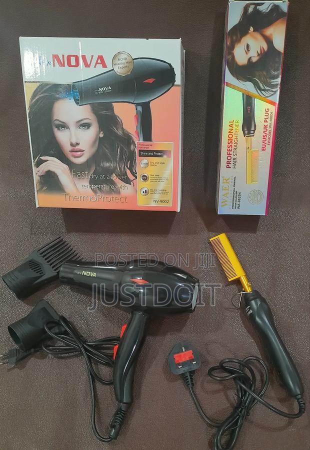 Nova 9002 Hair Dryer + Waer Hot Comb · Photo 2