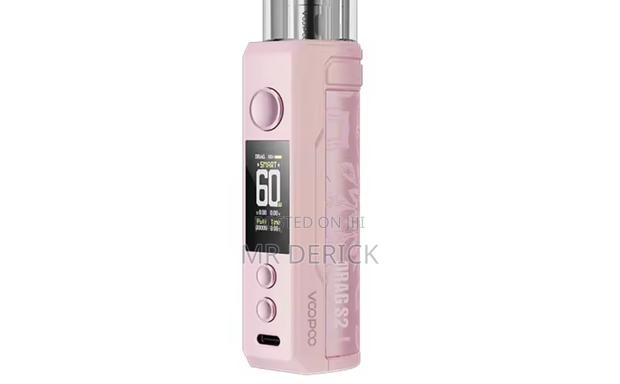 Original Voopoo Drag S2 Kit 60w Electronic Cigarette Pink Color photo 2
