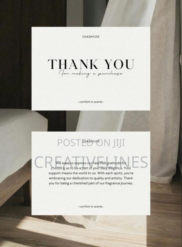 Crafted Thank You Cards