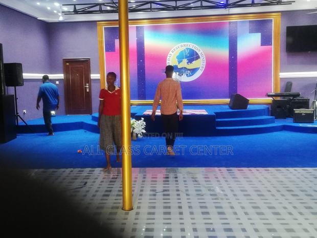 Blue Floor Carpet