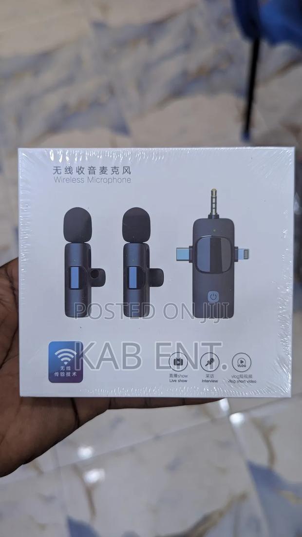 Wireless Dual Microphone for iPhone and Android Devices