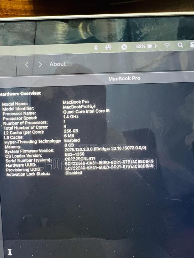 Laptop Apple MacBook Pro 2019 8GB Intel Core I5 SSD 128GB photo 6