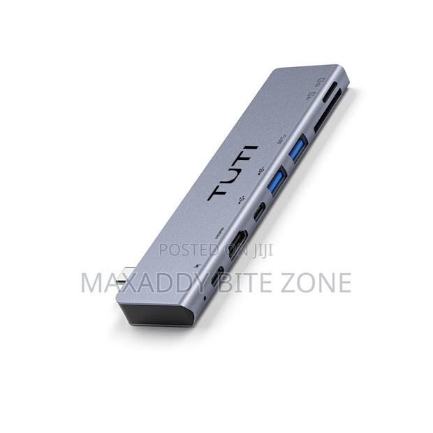 Tuti 7 In 1 Usb Hub Usb-c To Usb 3.O With Sd/Tf Card Reader photo 7