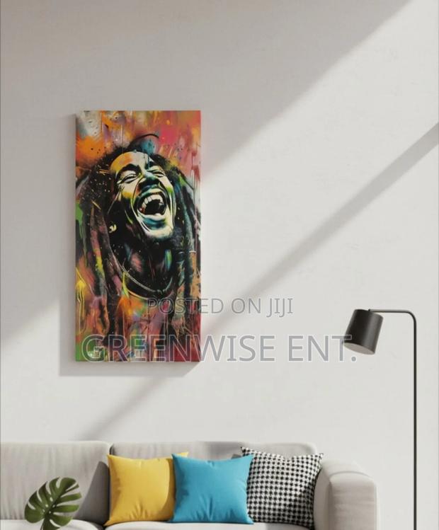 Bob Marley Canvas Painting Wall Art 30cmx60cm