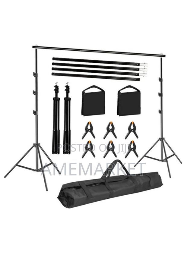 3mx3m Photo Studio Background Stand Metal Photography Backdrop · Photo 2