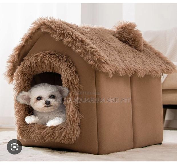 Deluxe Design Soft Cat Dog House Bed · Photo 4