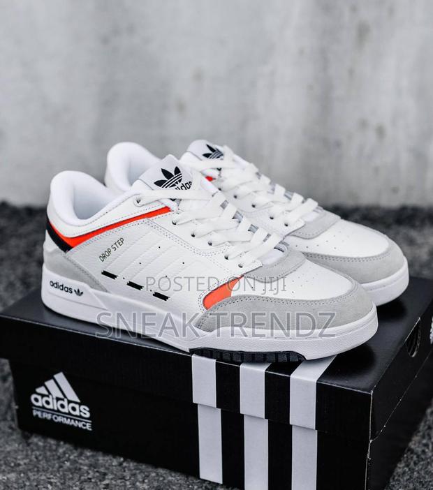 Adidas Original Drop Step White Orange · Photo 4