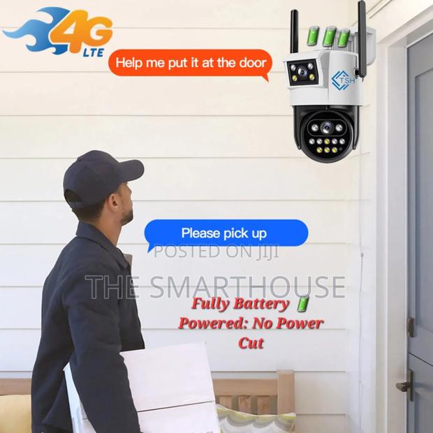 TSH- 4g Dual-Lens Cctv(Support All Sim, Electricity Battery Powered) photo 2