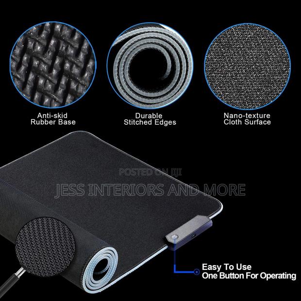 Gaming Mouse Pad With Led Light photo 2