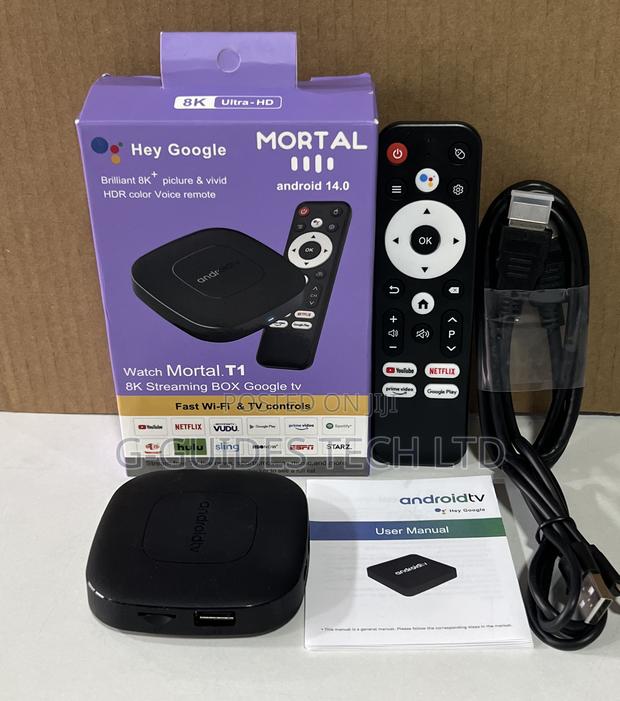 Mortal T1 Android Tv Box Streaming Box Google Tv photo 6