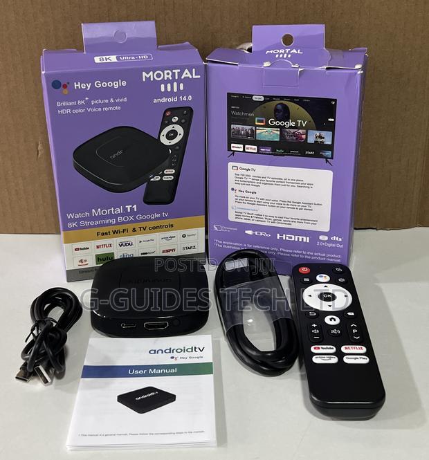 Mortal T1 Android Tv Box Streaming Box Google Tv