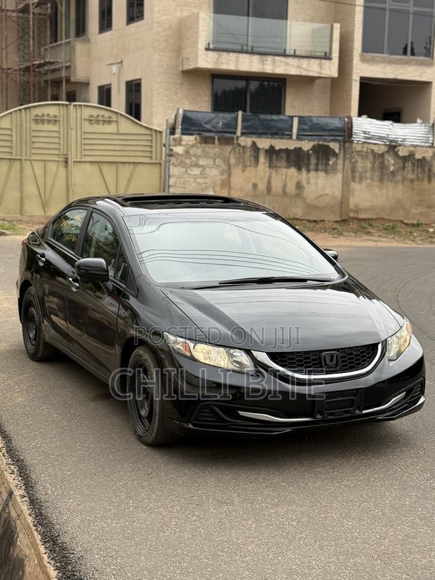 Honda Civic EX-L 4dr Sedan (1.8L 4cyl CVT) 2015 Black photo 5