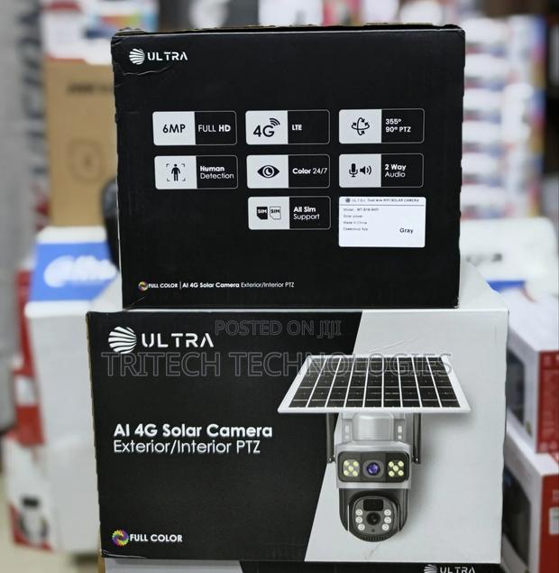 Ultra Dual Lens Solar PTZ Wifi Camera 6mp 2way Audio + Human Detection · Photo 3