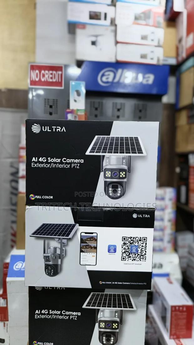 Ultra Dual Lens Solar PTZ Wifi Camera 6mp 2way Audio + Human Detection · Photo 4