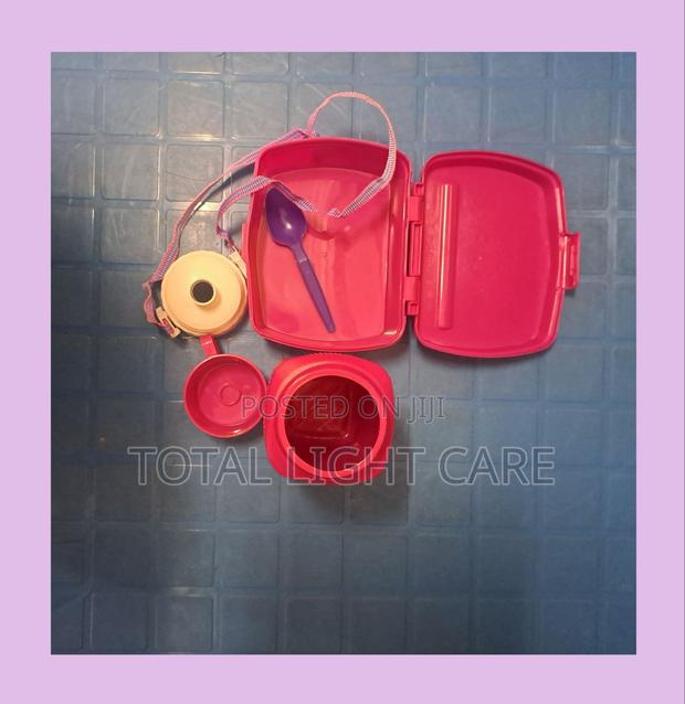 Plastic Lunch Bowl and Water Bottle. photo 2