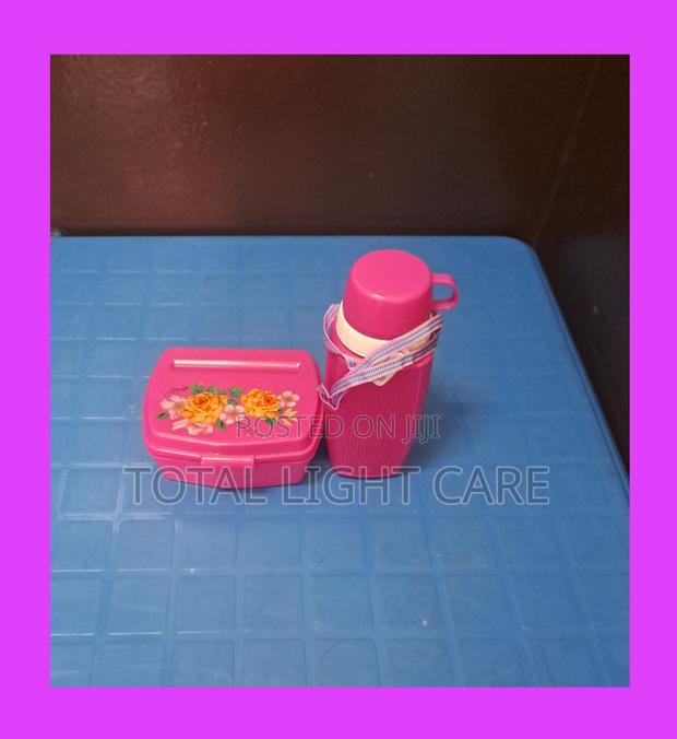 Plastic Lunch Bowl and Water Bottle. photo 3