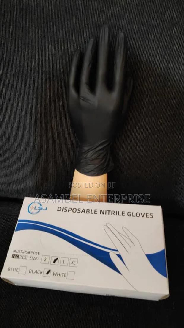 Black Nitrile Gloves · Photo 3