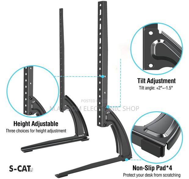 Led Tv Leg Stand 32”-75” Tv Without Legs · Photo 2