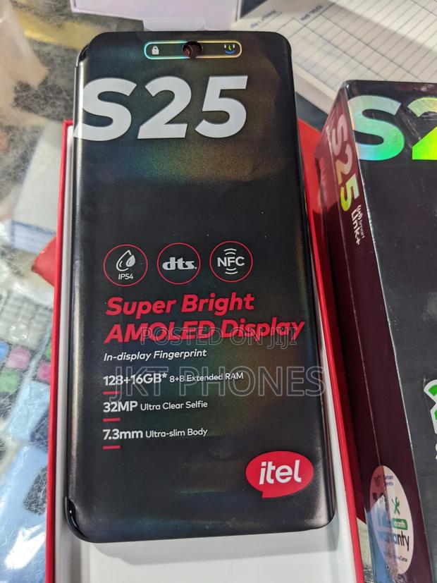 New Itel S25 128 GB Black photo 2