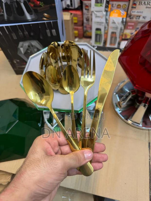 Diamond Cutlery Golden 24 PCS Set photo 2