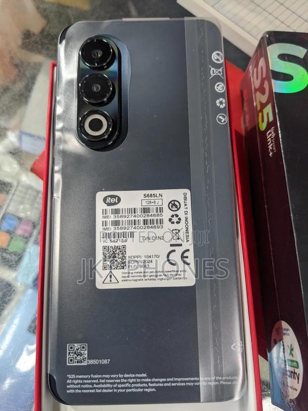 New Itel S25 128 GB Black photo 3