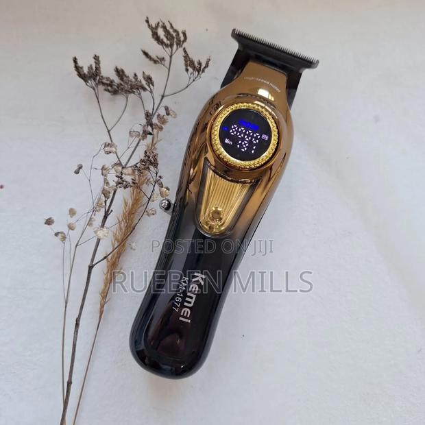 Kemei Km-1677 High Speed Detailer Shaping Skin Machine Beard Trimmer. · Photo 4