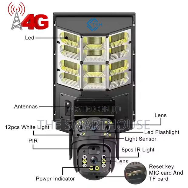 TSH- 4g Solar Streetlight Dual Lens CCTV photo 5
