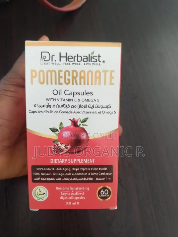 Pomegranate Oil Capsules ( With Omega 5 and Vitamin E) · Photo 3